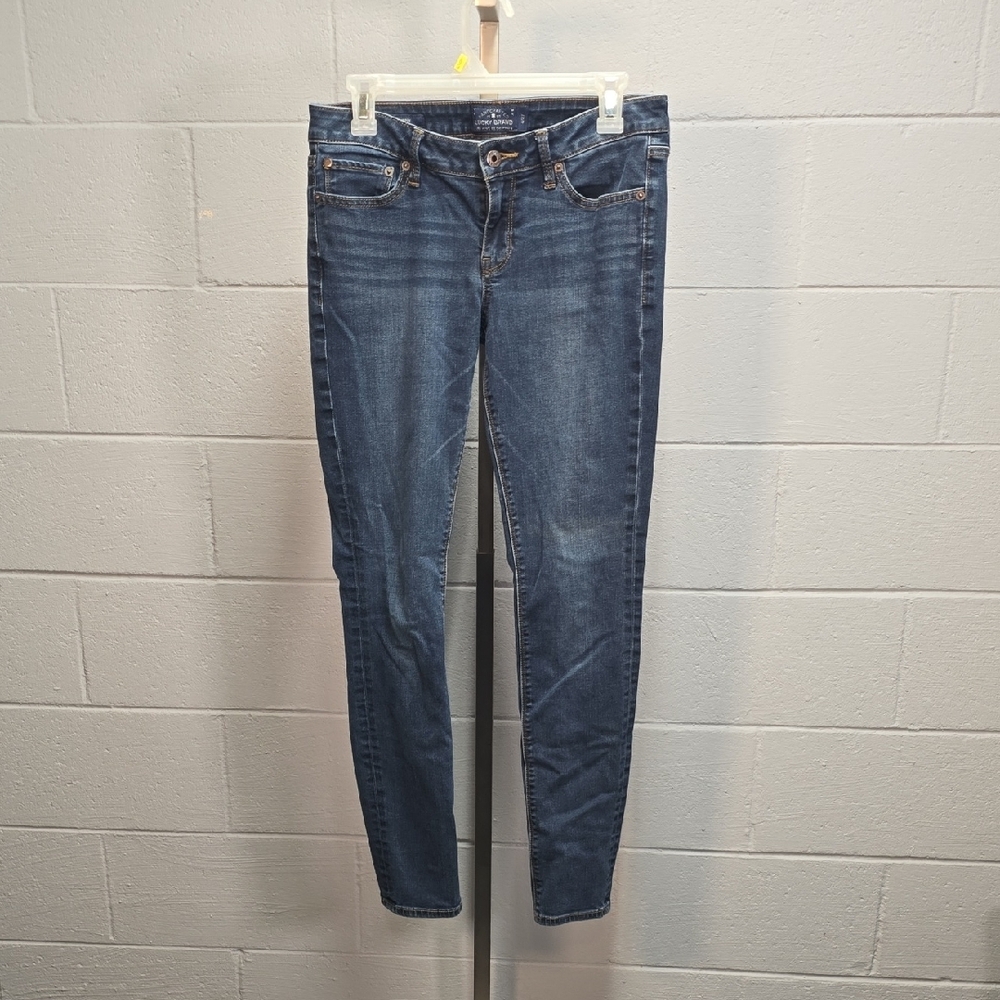 Lucky Brand Blue Skinny Jeans Medium Wash